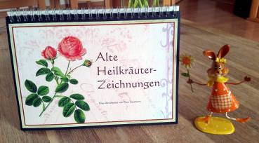 Tischaufsteller "Alte Heilkräuter-Zeichnungen" ohne Kalendarium
